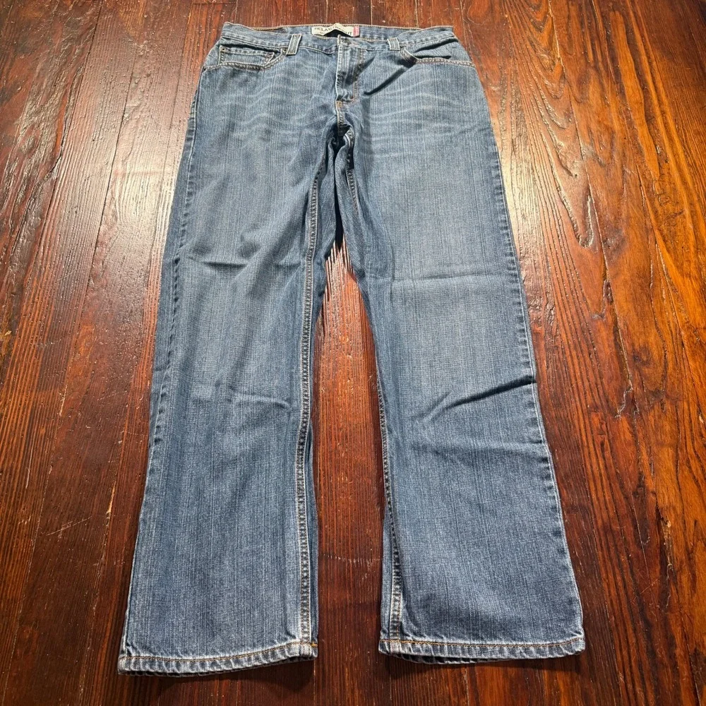 Vintage Levis 559 Jeans Mens 33x32 Blue Relaxed Straight Y2K Dark Wash Whiskers